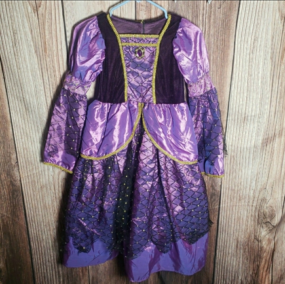 (0039) Girls: 6-8 Princess/Renaissance Costume Dress- H6
